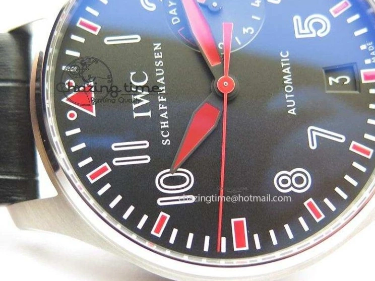 MIROTIME 0428 RelaxedFit Big Pilot Real PR IW500435 “Muhammad Ali” ZF Best Edition On Black Leather Strap A 7295